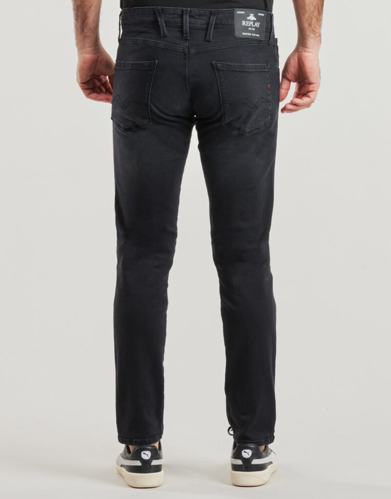 Jeans Slim Replay ANBASS PANTS Nero Jeans Slim Uomo - 4