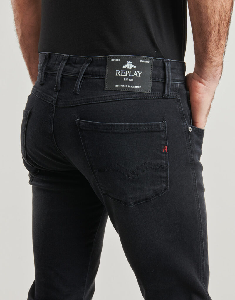 Jeans Slim Replay ANBASS PANTS Nero Jeans Slim Uomo - 5