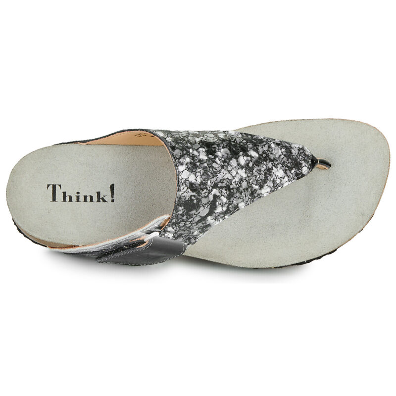 Think  JULIA  Grigio -  Infradito Donna - 6