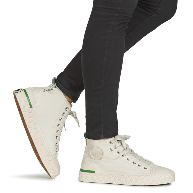 Palladium  PALLA ACE CHUKKA ORG  Bianco -  Sneakers alte Donna - 8