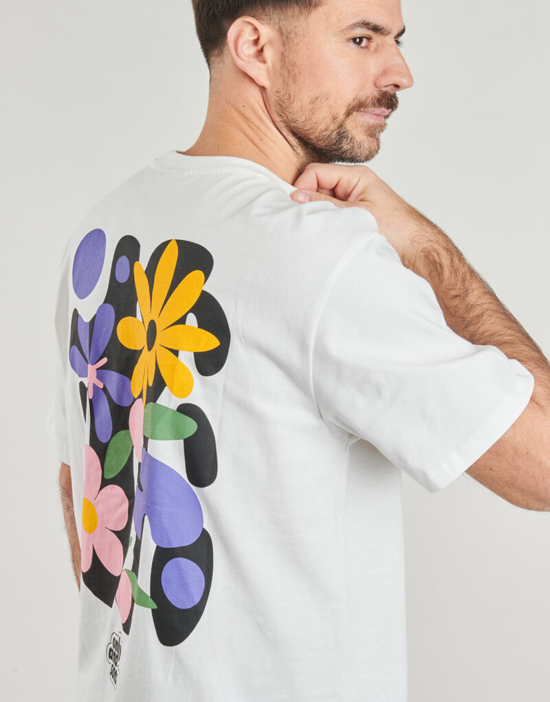 T-Shirt Only & Sons ONSFLOWER Weiß Kurzarm T-Shirt Herren - 5