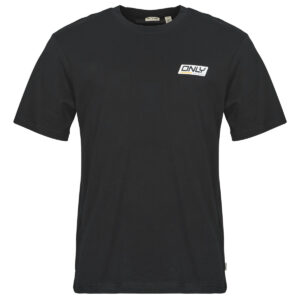 T-shirt  Only & Sons   ONSSPRINT  Nero -  T-shirt maniche corte Uomo