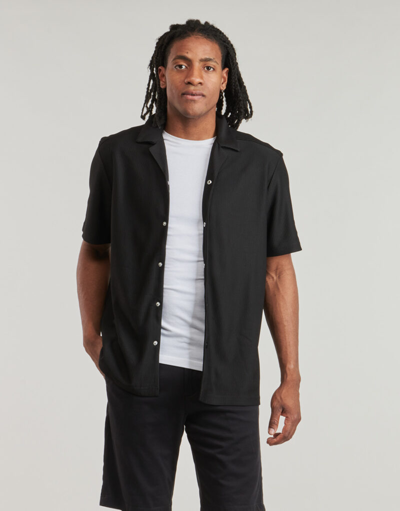 Camicia a maniche corte Only & Sons ONSKARI Nero Camicie a maniche corte Uomo - 2