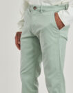 Pantalone Chino Selected SLHSLIM-NEW MILES 175 FLEX CHINO Verde Pantaloni Chino Uomo - 5