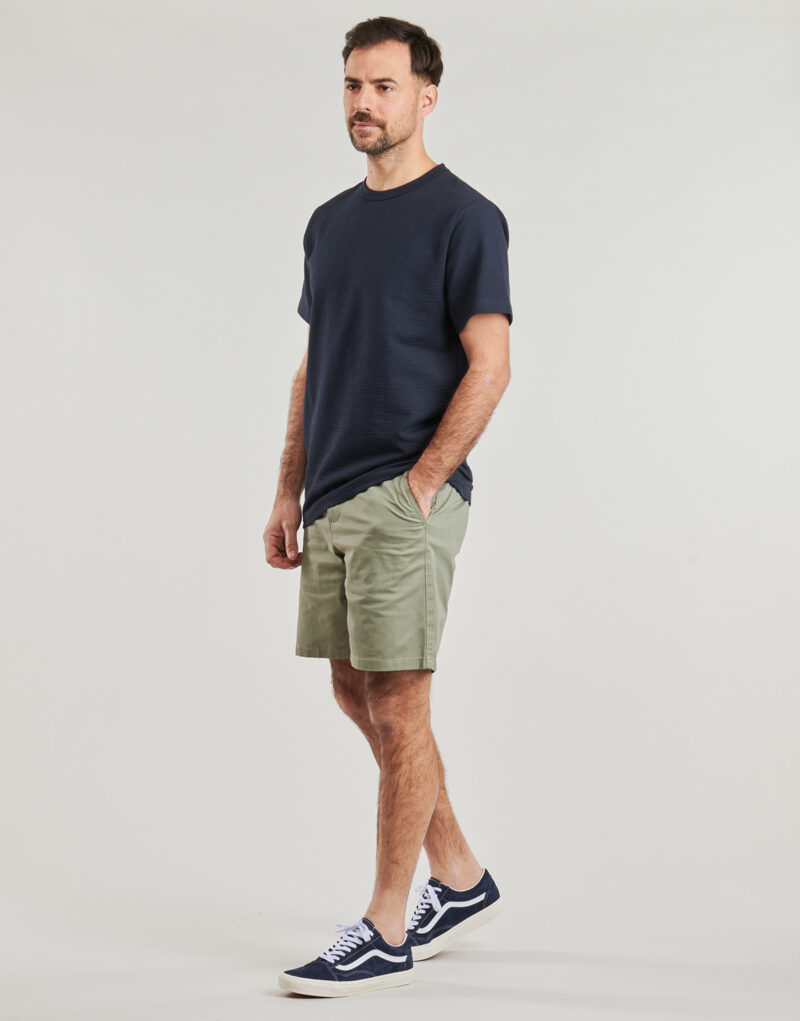 T-shirt Selected SLHSANDER SEERSUCKER Marine T-shirt maniche corte Uomo - 3