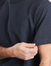 T-shirt Selected SLHSANDER SEERSUCKER Marine T-shirt maniche corte Uomo - 5