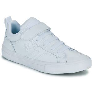 Converse PRO BLAZE STRAP LEATHER Bianco - Sneakers Bambino