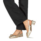 Fericelli Zapatos de tac&oacute;n MIMI Gold para mujer - 8