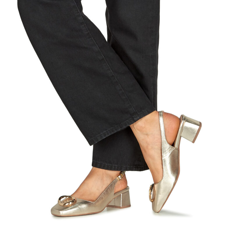 Fericelli Zapatos de tac&oacute;n MIMI Gold para mujer - 8