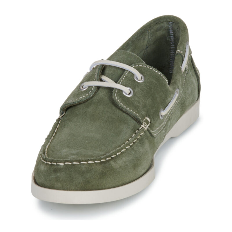 Zapatos n&aacute;uticos verdes para hombre So Size MALIK - 3