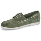Zapatos n&aacute;uticos verdes para hombre So Size MALIK - 4