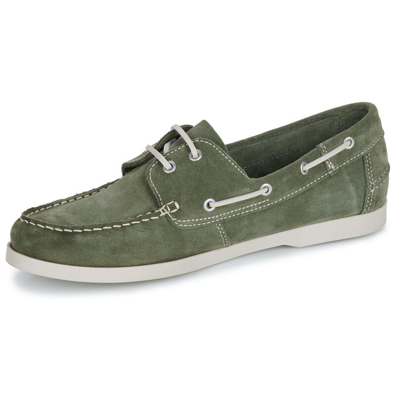 Zapatos n&aacute;uticos verdes para hombre So Size MALIK - 4