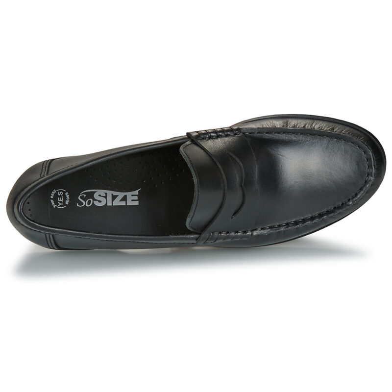 So Size MILO Black Men's Loafers - 6