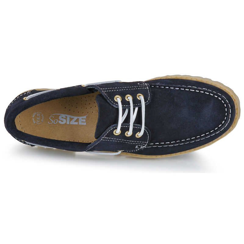 So Size MALOK Blu Scarpe da barca Uomo - 6