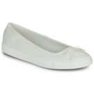 Converse Ballerines fines en cuir blanc CHUCK TAYLOR ALL STAR - Pointure 1