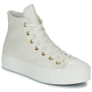 Converse  CHUCK TAYLOR ALL STAR LIFT PLATFORM GOLD  Bianco -  Sneakers alte Donna