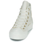 Converse CHUCK TAYLOR ALL STAR LIFT PLATFORM GOLD Bianco Sneakers alte Donna - 3