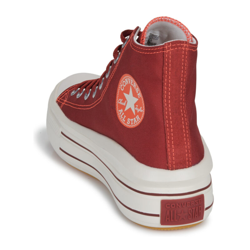 Converse CHUCK TAYLOR ALL STAR MOVE PLATFORM RETRO SPORT Rosso Sneakers alte Donna - 5