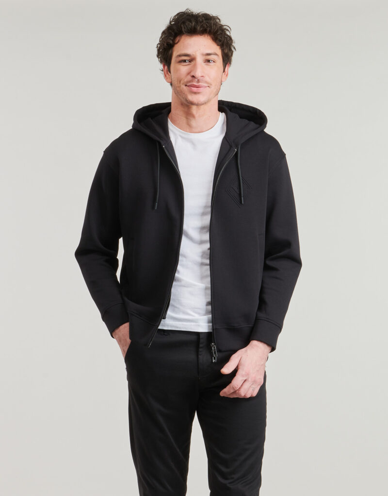 Felpe con cappuccio Emporio Armani SWEATSHIRT EM001122 Marrone Felpe con cappuccio Uomo - 2