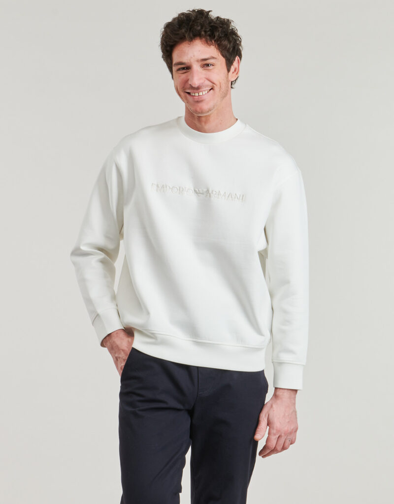 Felpe Emporio Armani SWEATSHIRT EM001126 Beige Felpe Uomo - 2