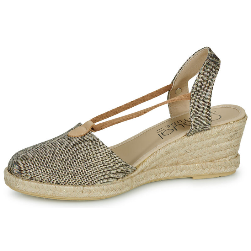 Casual Attitude IPOP Schwarze Espadrilles f&uuml;r Damen - Gr&ouml;&szlig;e 4