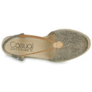 Casual Attitude IPOP Schwarze Espadrilles f&uuml;r Damen - Gr&ouml;&szlig;e 6