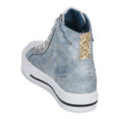 Kaporal Zapatillas altas TATTOO azules para mujer - 5