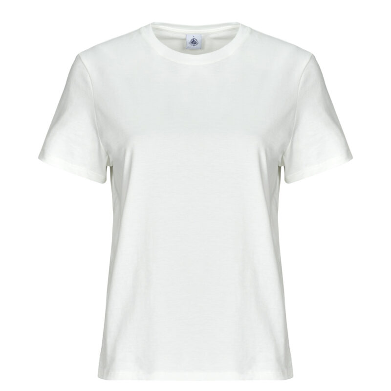 T-shirt Petit Bateau MC COL ROND Bianco T-shirt maniche corte Donna - 1