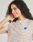 T-shirt  Petit Bateau  MC COL ROND  Multicolore -  T-shirt maniche corte Donna - 5
