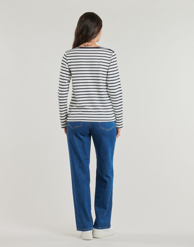 Langarmshirts Petit Bateau BABYLONE Marine Langarmshirts Damen - 4