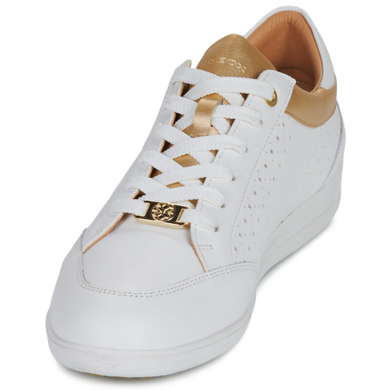 Geox D5568C05485C1000 Bianco Sneakers basse Donna - 3