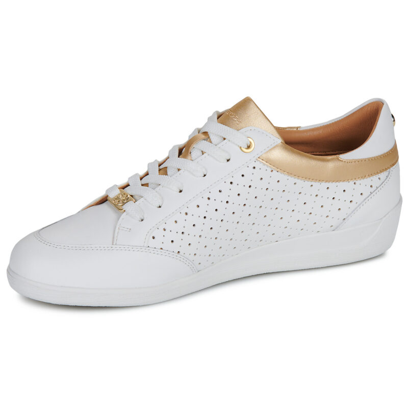 Geox D5568C05485C1000 Bianco Sneakers basse Donna - 4