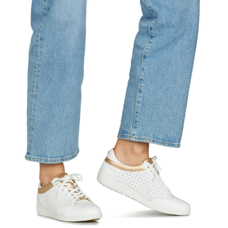 Geox D5568C05485C1000 Bianco Sneakers basse Donna - 8
