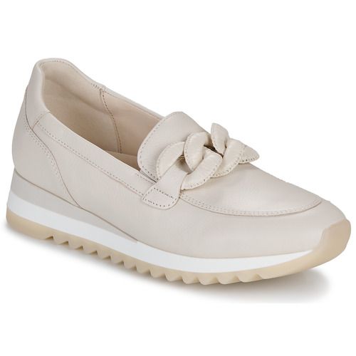 Mocassini donna Gabor 63471 in bianco, eleganti e confortevoli, perfetti per un look casual e sofisticato. Design moderno con tomaia in pelle di alta qualità, soletta imbottita per il massimo comfort. Ideali per ogni occasione, da indossare in ufficio o durante il tempo libero. Scopri la comodità e lo stile dei mocassini Gabor 63471, un must-have per la moda femminile.