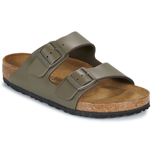 Ciabatta Donna BIRKENSTOCK Arizona NL Concrete Gray Kaki, con design elegante e comodo, ideale per la moda estiva. Realizzata in materiali di alta qualità, offre comfort e supporto, perfetta per ogni occasione.