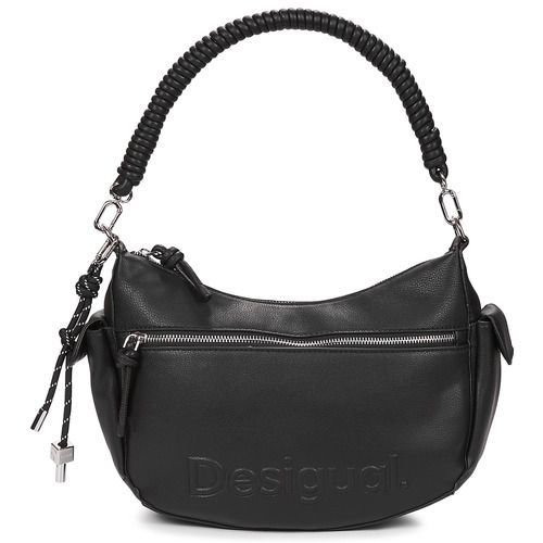 Borsa a spalla donna Desigual  HALF ASTANA  Nero Desigual 8445110668771