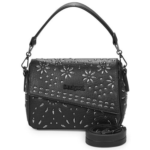 Borsa a spalla donna Desigual  METAL DANDELION PHUKET MINI  Nero Desigual 8445110668290