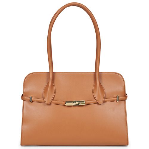 Borsa a spalla donna Furla  FURLA GOCCIA L DOME  Marrone Furla 8050597608167