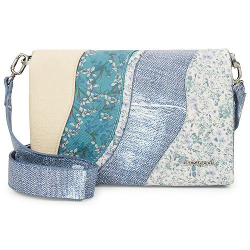 Borsa a tracolla donna Desigual  BIJOU DORTMUND FLAP  Blu Desigual 8445110668467