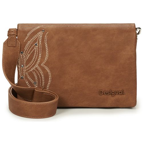 Borsa a tracolla donna Desigual  GOODALL DORTMUND FLAP  Marrone Desigual 8445110668382
