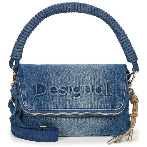 Borsa a tracolla donna Desigual  HALF LOGO DENIM VENECIA 3.0  Blu Desigual 8445110668092