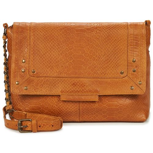 Borsa a tracolla donna Pieces  PCFELIZIA EMB  Marrone Pieces 5715676479559