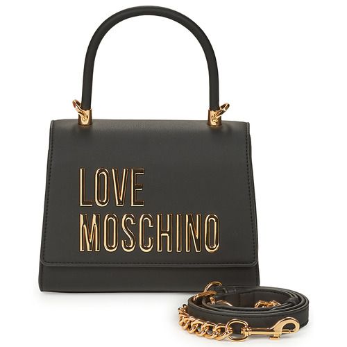 Borsette donna Love Moschino  LAMINATED BOLD LOVE  Nero Love Moschino 8059610888692