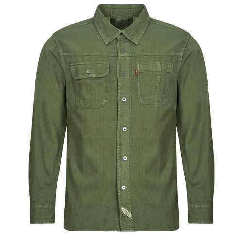 Camicia a maniche lunghe uomo Levis LS AUBURN WORKER Verde, elegante e versatile, ideale per outfit casual e formali. Realizzata in cotone di alta qualità, offre comfort e stile. Disponibile in taglie assortite, perfetta per ogni stagione. Acquista ora per un look moderno e trendy.