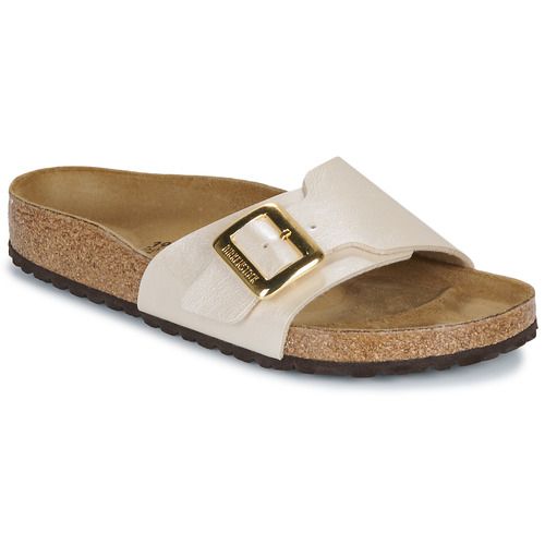 Ciabatta Donna BIRKENSTOCK Catalina CB BF Graceful Pearl White Beige, moda estiva elegante e confortevole. Design raffinato con tonalità perlacee, ideale per il relax e il tempo libero. Perfetta per ogni outfit, offre supporto e stile senza compromessi. Disponibile online.