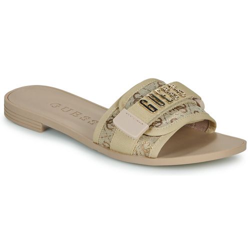 Ciabatta Donna Guess ELYZE, elegante e comoda, perfetta per l'estate. Design raffinato con dettagli distintivi, ideale per ogni outfit casual o da spiaggia. Acquista il tuo paio di ciabatte Guess ELYZE e aggiungi un tocco di stile al tuo guardaroba.