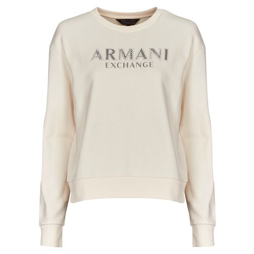 Felpa Donna Armani Exchange XW000159 Beige, elegante e versatile, ideale per un look casual chic. Realizzata con materiali di alta qualità, questa felpa presenta un design moderno e accattivante, perfetta per completare il tuo guardaroba. Disponibile in diversi colori, è perfetta per ogni occasione. Acquista ora e aggiungi un tocco di classe al tuo stile!