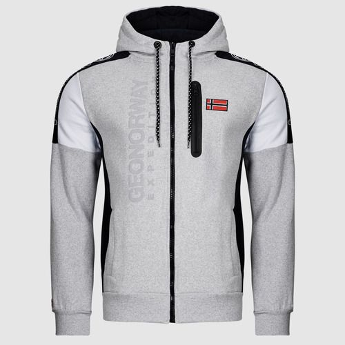 Felpa uomo Geographical Norway FAGOZIP grigio in stile moderno, realizzata con materiali di alta qualità per garantire comfort e calore. Perfetta per un look casual e versatile, ideale per l'uso quotidiano e attività all'aperto. Acquista ora la felpa Geographical Norway FAGOZIP grigia, disponibile in diverse taglie, per un outfit alla moda e pratico.