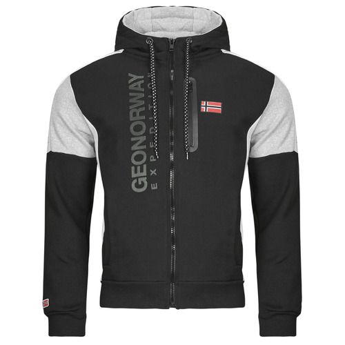 Felpa uomo Geographical Norway FAGOZIP nera, ideale per un look casual e sportivo. Realizzata in materiale di alta qualità, offre comfort e stile. Perfetta per l'abbigliamento quotidiano o attività all'aperto. Disponibile per acquisti online.