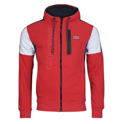 Felpa Uomo Geographical Norway FAGOZIP in rosso, realizzata con materiali di alta qualità, ideale per un look casual e alla moda. Comfort e stile uniti in un capo versatile per ogni stagione. Perfetta per attività all'aperto o per il tempo libero. Acquista ora la Felpa Geographical Norway FAGOZIP Rosso e rinnova il tuo guardaroba!